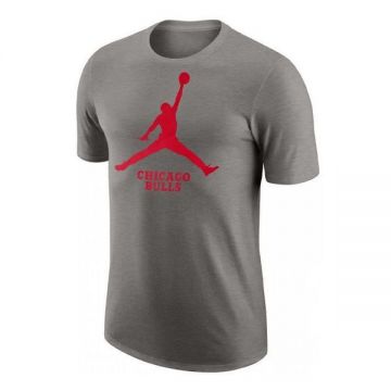 Tricou barbati Nike Nba Chicago Bulls Jordan FD1460-063, L, Gri