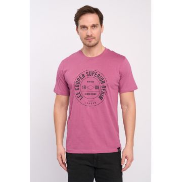 Tricou de bumbac cu imprimeu logo