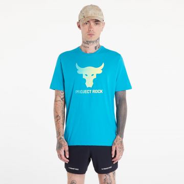 Tricou Under Armour Project Rock Payoff Graphic Short Sleeve Tee Circuit Teal/ Radial Turquoise/ High-Vis Yellow