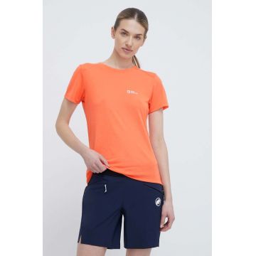 Jack Wolfskin tricou sport Vonnan culoarea portocaliu, 1810061