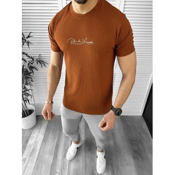 Tricou barbati caramiziu 12447 P19-1.3