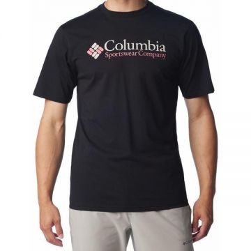 Tricou barbati Columbia Basic Logo 1680051-027, M, Negru