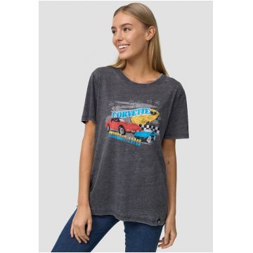 Tricou de bumbac cu imprimeu Corvette Multiple 4029