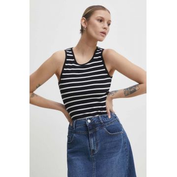 Answear Lab top femei, culoarea negru