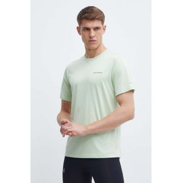 Columbia tricou sport Columbia Hike culoarea verde, uni 1990391