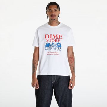 Tricou Dime Skateshop T-Shirt UNISEX White