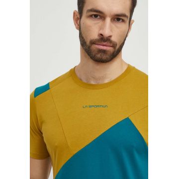 LA Sportiva tricou Dude barbati, culoarea verde, modelator, F24733732