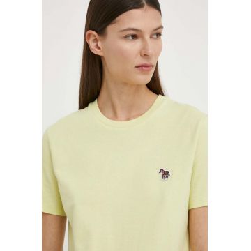 PS Paul Smith tricou din bumbac culoarea verde