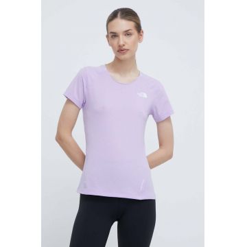 The North Face tricou sport Lightning Alpine culoarea violet, NF0A87HVQZI1