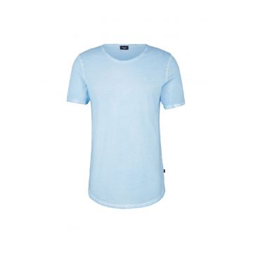 Tricou de bumbac cu decolteu rotund Clark