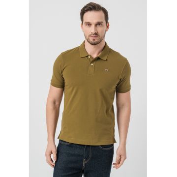 Tricou polo cu detaliu brodat