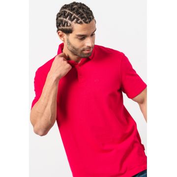 Tricou polo din pique