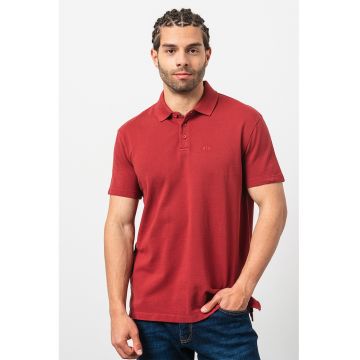 Tricou polo din pique