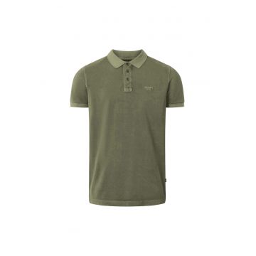 Tricou polo regular fit de bumbac Ambrosio