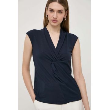 Weekend Max Mara tricou culoarea bleumarin 2415940000000