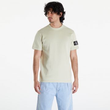 Tricou Calvin Klein Jeans Cotton Waffle T-Shirt Green Haze