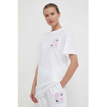 Ellesse tricou din bumbac femei, culoarea alb