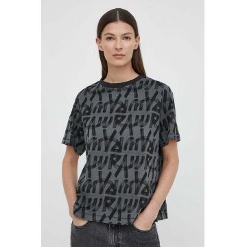 G-Star Raw tricou din bumbac femei, culoarea gri