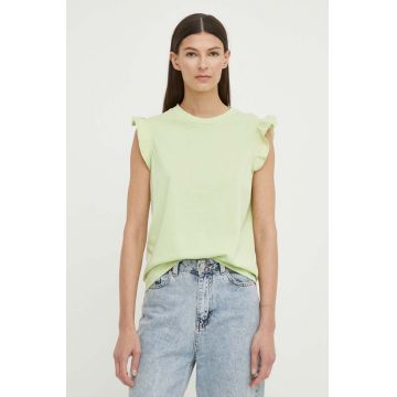 Marc O'Polo tricou din bumbac femei, culoarea verde