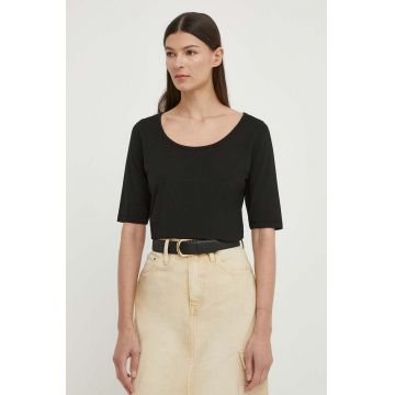 Marc O'Polo tricou femei, culoarea negru