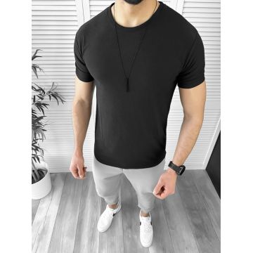 Tricou barbati negru 12471 P20-2.1