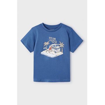 Tricou de bumbac cu imprimeu grafic