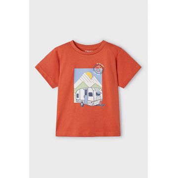 Tricou de bumbac cu imprimeu grafic