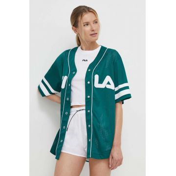 Fila tricou Latalia femei, culoarea verde, FAW0772