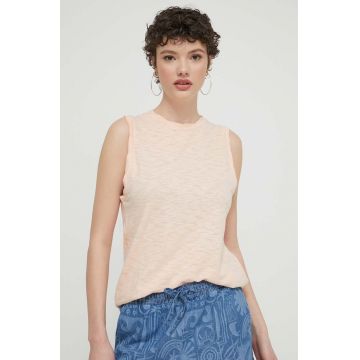 Roxy top femei, culoarea portocaliu ERJKT03980