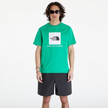 Tricou The North Face S/S Raglan Redbox Tee Optic Emerald