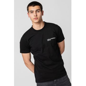 Tricou slim fit de bumbac organic