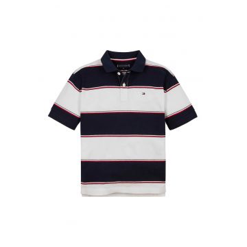 Tricou polo din bumbac pique