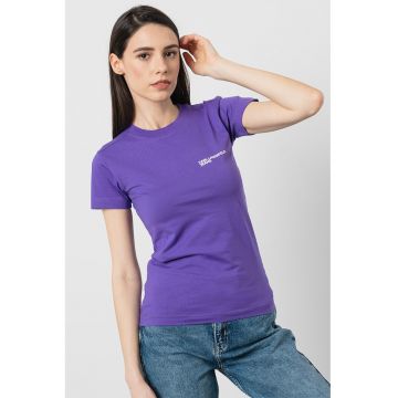 Tricou slim fit de bumbac organic