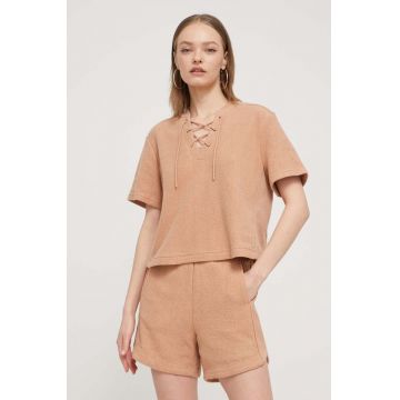 UGG tricou femei, culoarea bej, 1152782