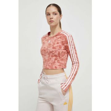 adidas Originals longsleeve femei, culoarea roz, IY0779