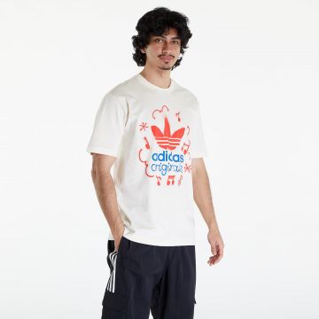 Tricou adidas Ts Tee Ss 4 Crew White