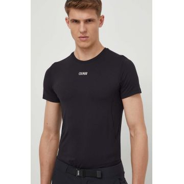 Colmar tricou sport culoarea negru, neted