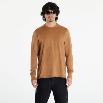 Tricou Rick Owens DRKSHDW Crewneck Long Sleeve T-Shirt Khaki Brown