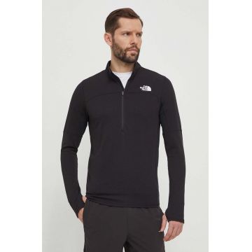 The North Face longsleeve sport Sunriser culoarea negru, neted, NF0A84KRJK31