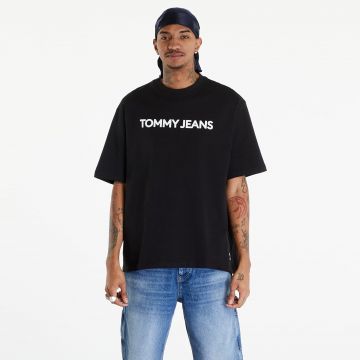 Tricou Tommy Jeans Logo Oversized Fit T-Shirt Black