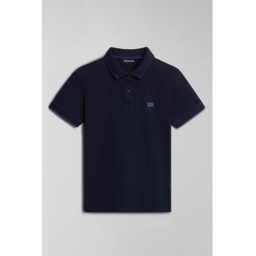 Tricou polo cu logo brodat pe piept Nina