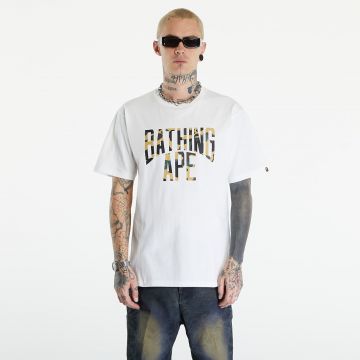 Tricou A BATHING APE 1St Camo Nyc Logo Tee White