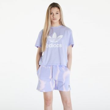 Tricou adidas Trefoil Tee Boxy Violet Tone