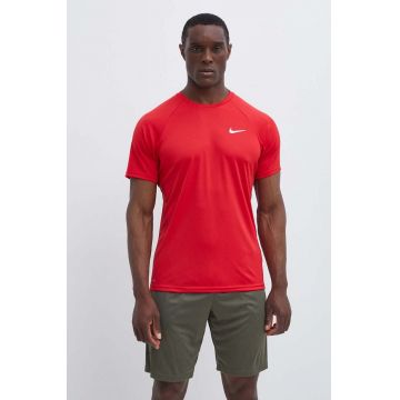 Nike tricou de antrenament culoarea rosu, neted