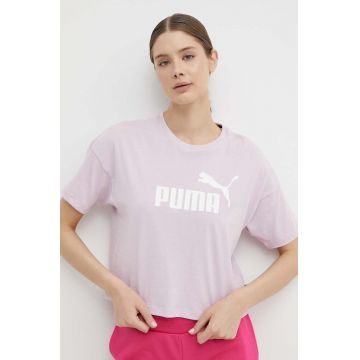 Puma tricou femei, culoarea violet 586866