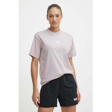 Reebok Classic tricou din bumbac Archive Essentials femei, culoarea roz, 100076223