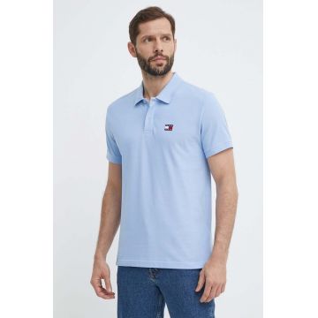 Tommy Jeans polo de bumbac uni, DM0DM18314