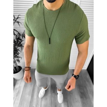 Tricou barbati verde 12451 41-1