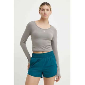 Under Armour mânecă lungă de antrenament Train Seamless culoarea gri, 1379150