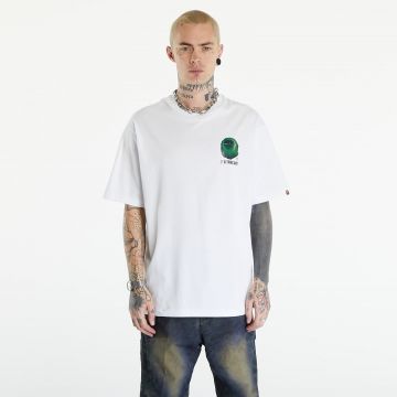 Tricou A BATHING APE 3D Art Ape Head Relaxed Fit Tee White